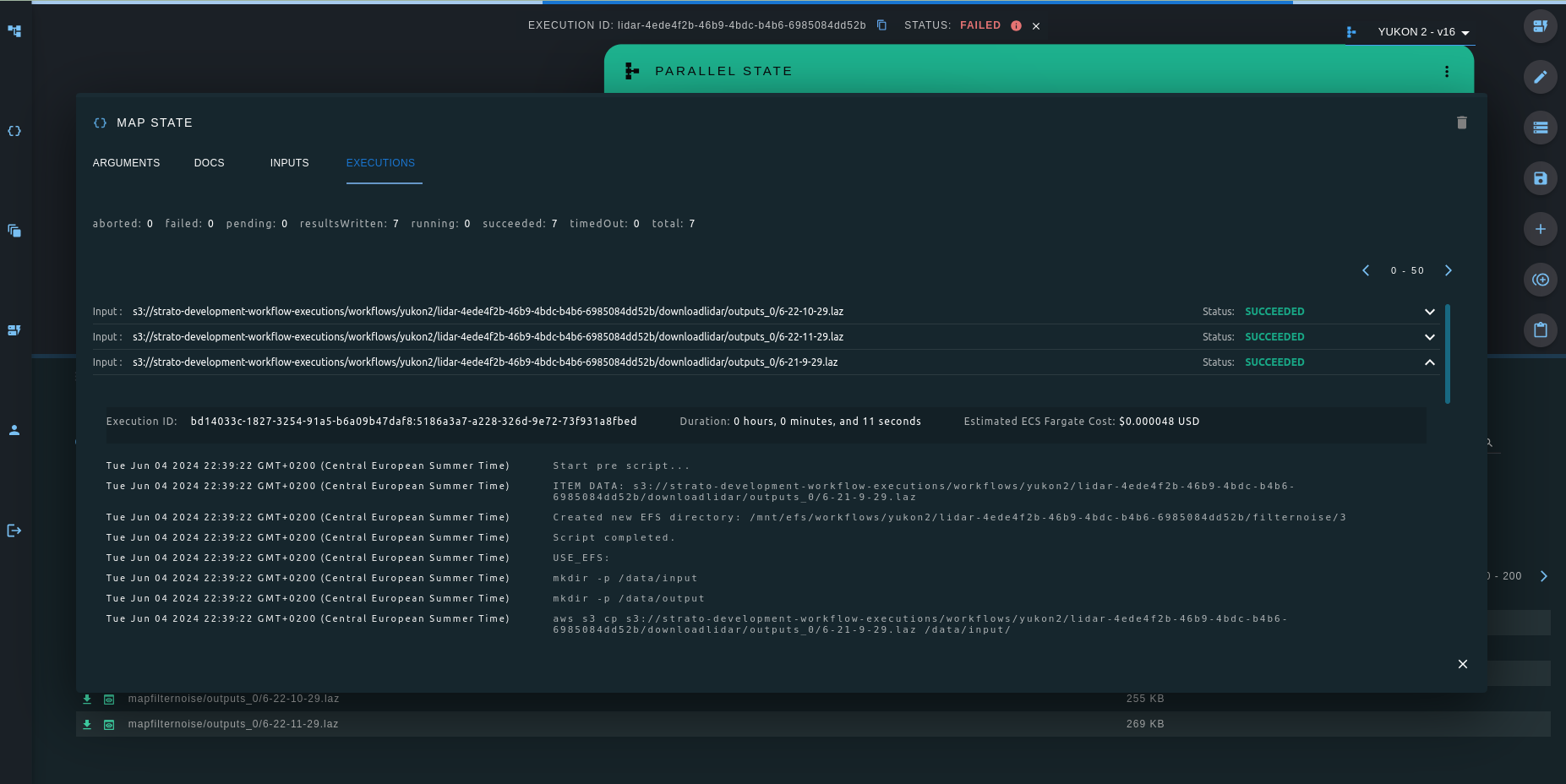map state logs