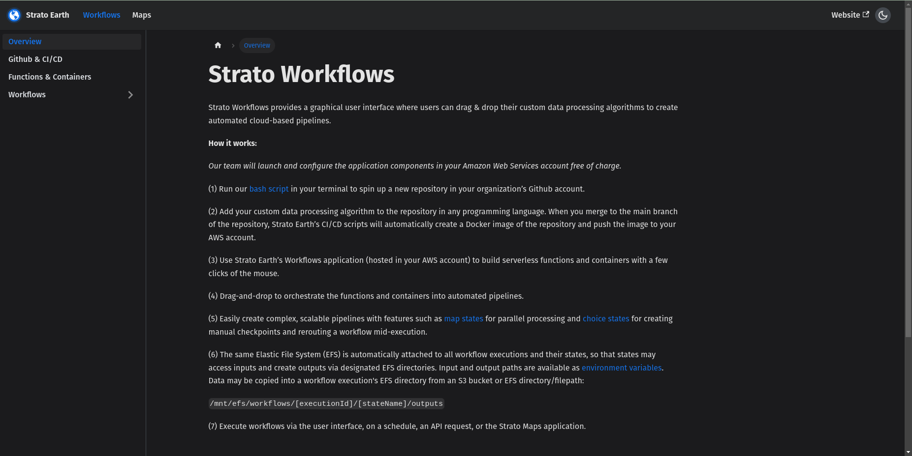 Strato Workflows documentation